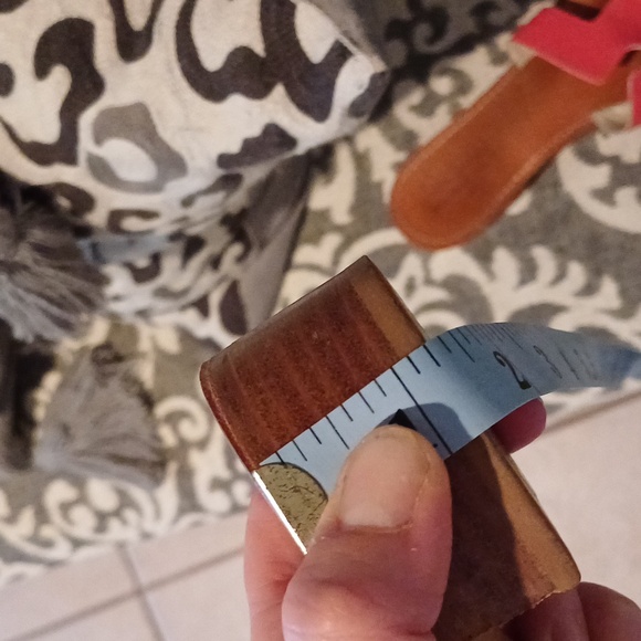 H il Sandalo rasberry pink leather slip on sandals slides 39 Italy - Picture 8 of 8